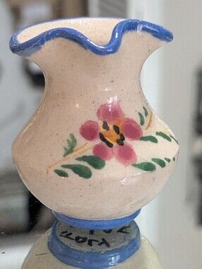 Vintage Italian Hand Painted Mini Creamer Made in Italy.